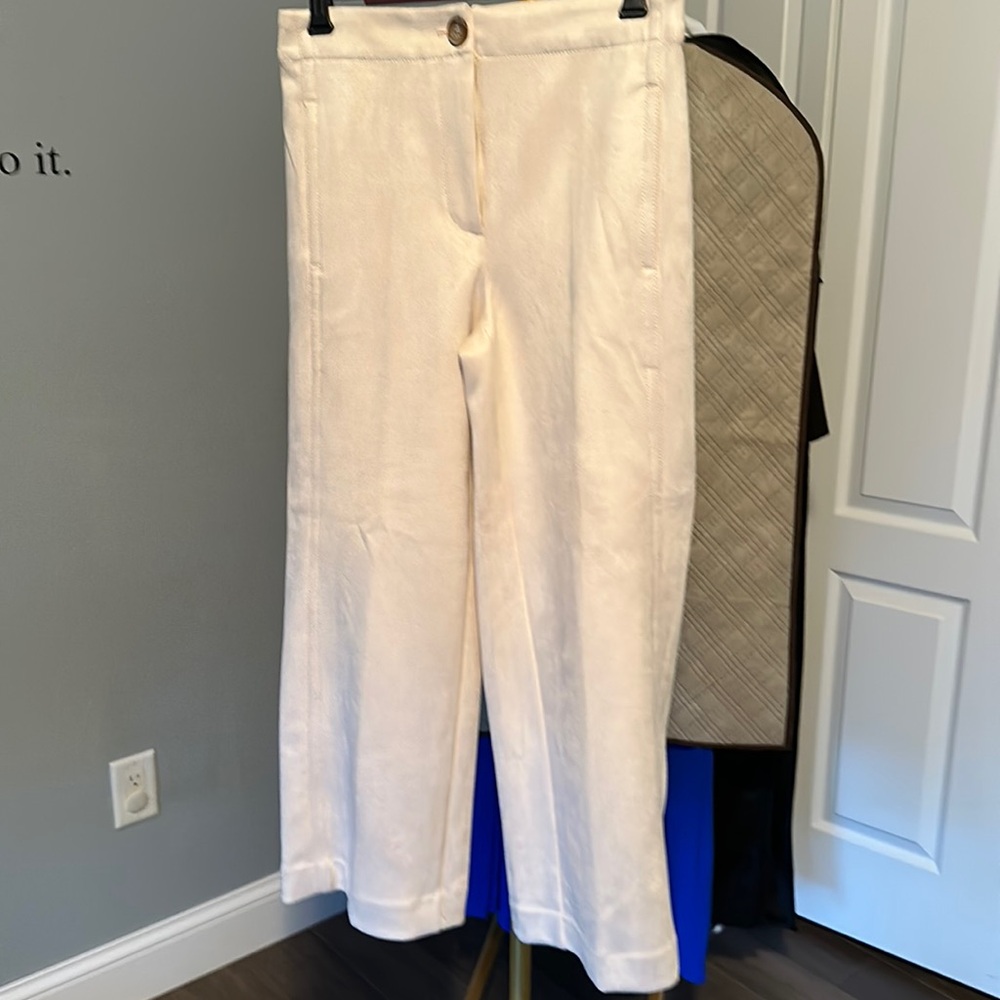 Ann Taylor Suede Pant - Kate wide leg fit